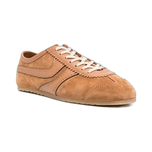 Round Toe Low-Top Sneakers
