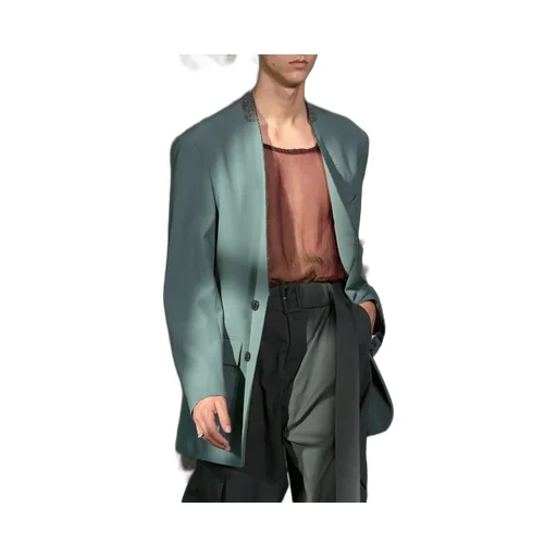 Single-Row Suit Coat