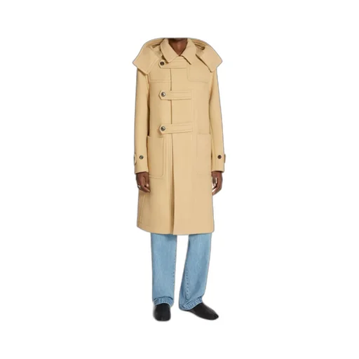 Long-Sleeved Coat With Hood