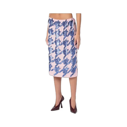 Sequin Embellished Midi Skirt