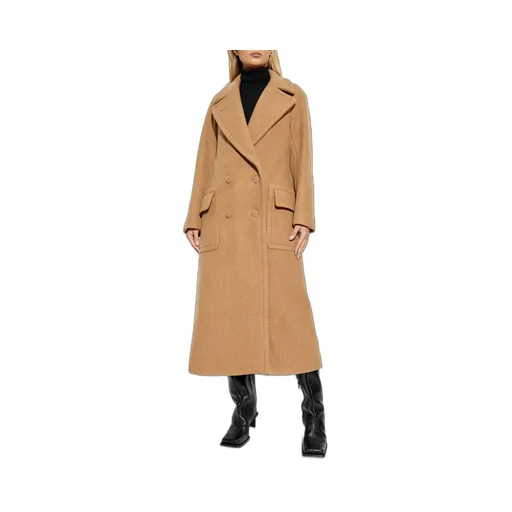 Double Breasted Long Sleeved Coat