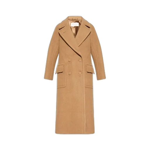 Double Breasted Long Sleeved Coat