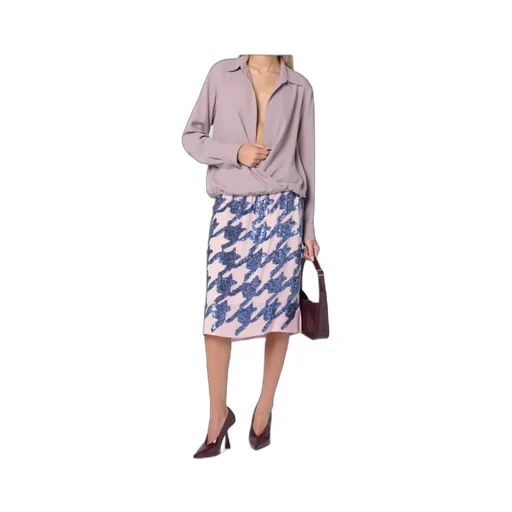 Sequin Embellished Midi Skirt