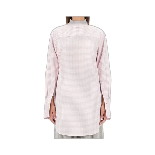 Plaid Long-Sleeved Blouse