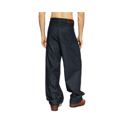 Logo Patch Wide-Leg Trousers