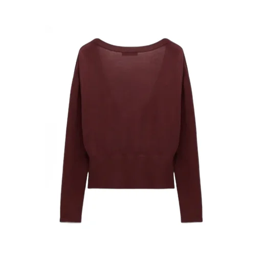 Ribbed V-Neck Cardigan
