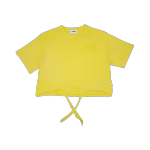 Cropped Cotton Jersey T-Shirt