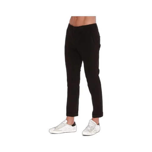 Low-Rise Turn-Up Hem Trousers