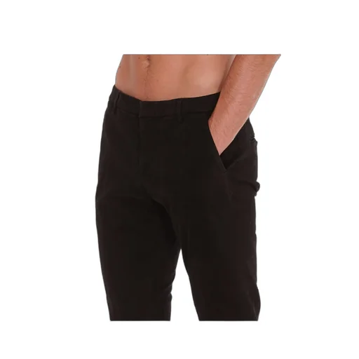 Low-Rise Turn-Up Hem Trousers