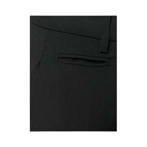 Logo-Plaque Cropped Slim-Fit Trousers