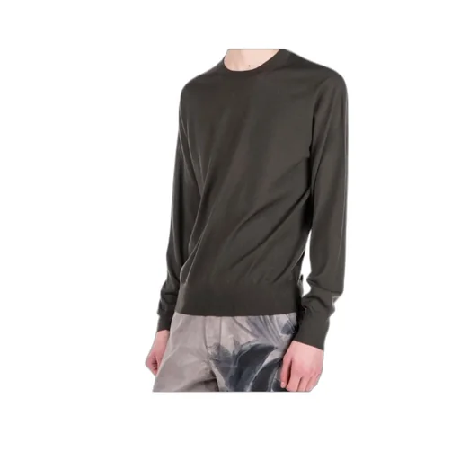 Long-Sleeved Crew Neck Pullover