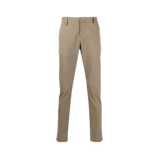 Mid-Rise Straight Trousers