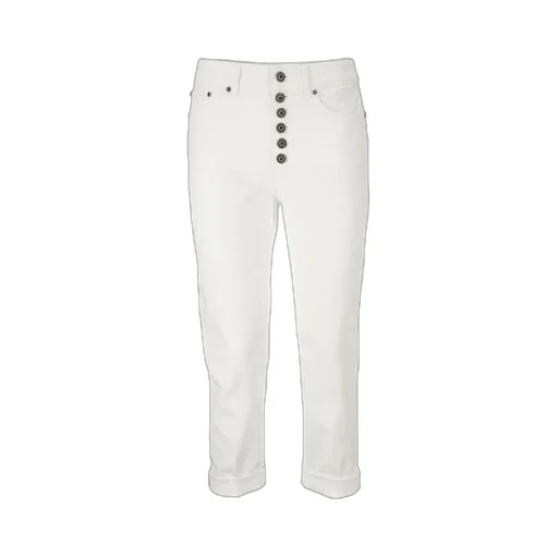 Koons Logo-Patch Cropped Jeans