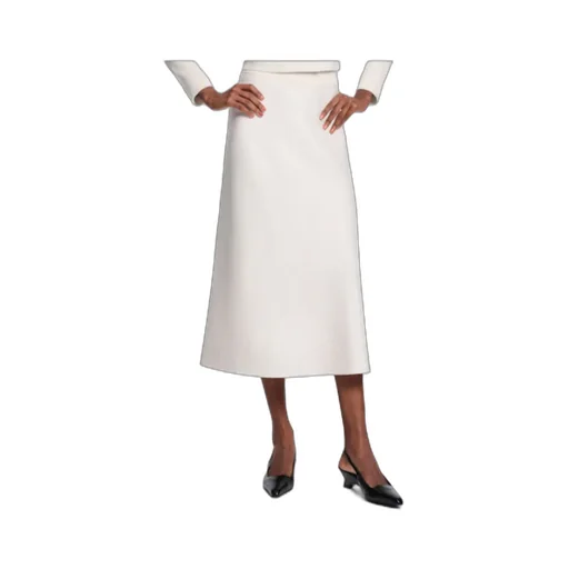 Pleated Midi Skirt