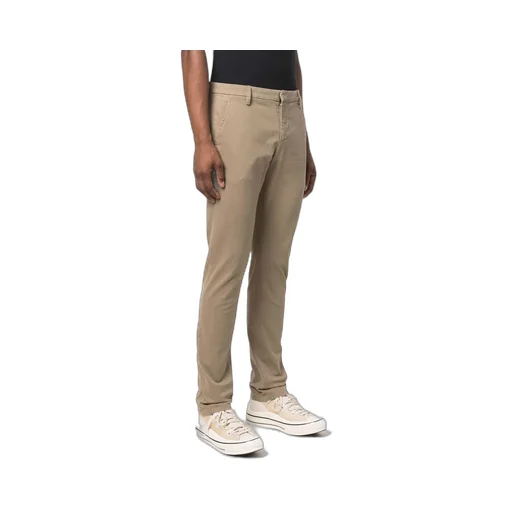 Mid-Rise Straight Trousers