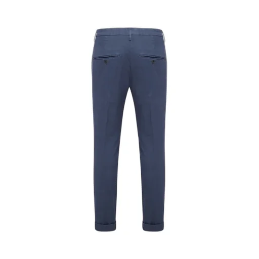 Mid-Rise Straight Leg Trousers