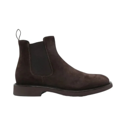 Almond Toe Slip-On Boots