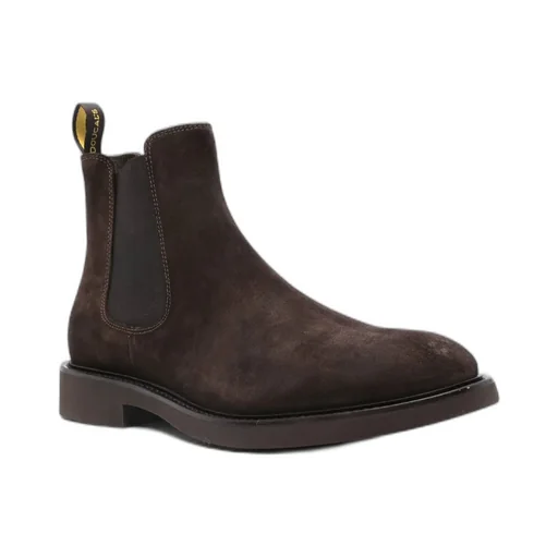 Almond Toe Slip-On Boots