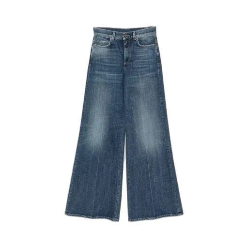 Cotton Wide-Leg Jeans