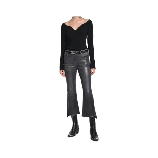 Structured V-Neck Top