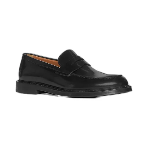 Round Toe Penny Loafers