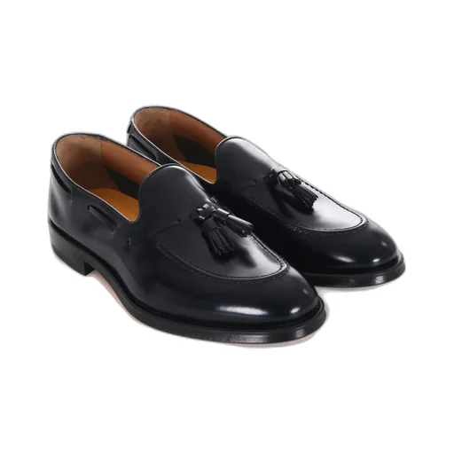 Almond Toe Tasseled Loafers