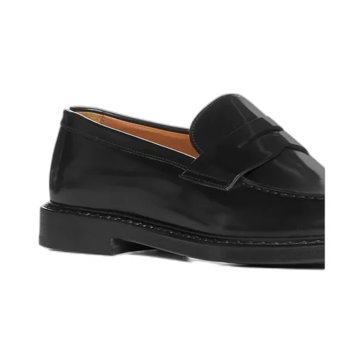 Round Toe Penny Loafers