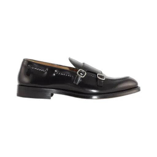 Double Buckle Flat Shoes