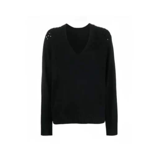Sequined V-Neck Jumper