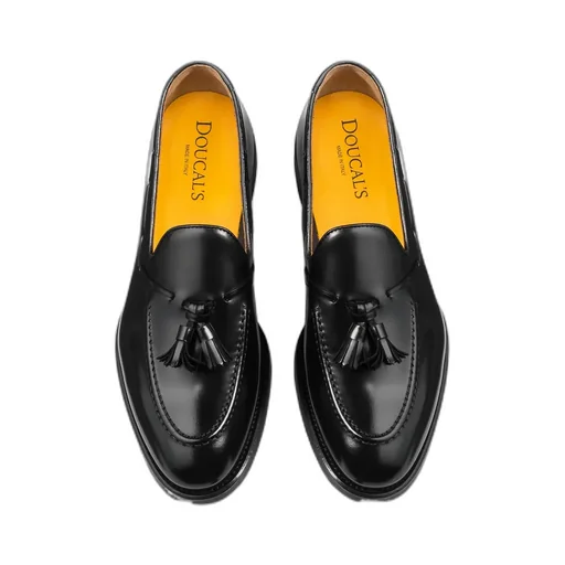 Leather Tassel Loafers