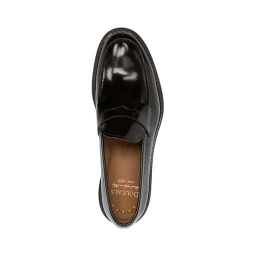 Penny-Slot Almond Toe Loafers