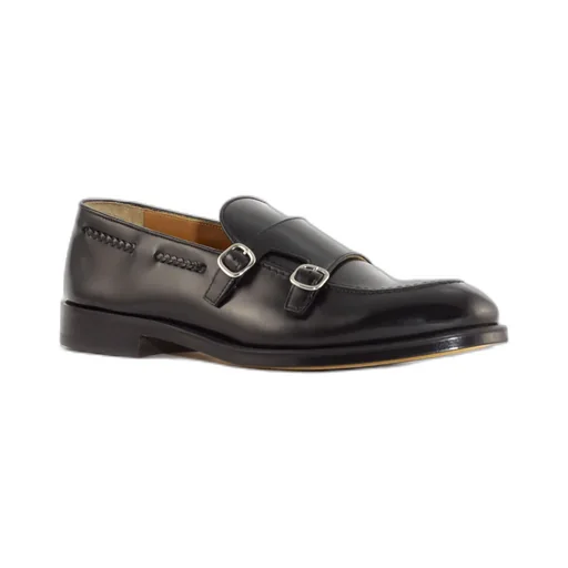 Double Buckle Flat Shoes