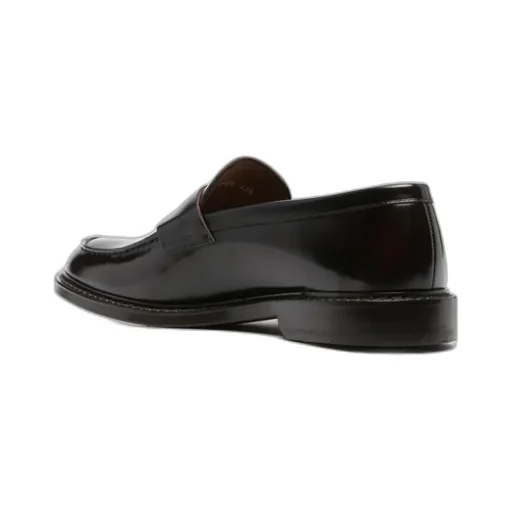 Penny-Slot Almond Toe Loafers