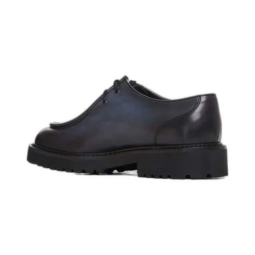 Two-Hole Round-Toe Lace-Up Shoes