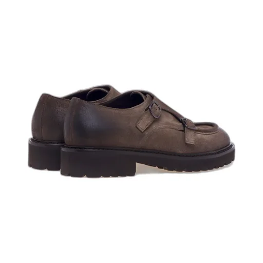 Double Buckle Monk Shoes