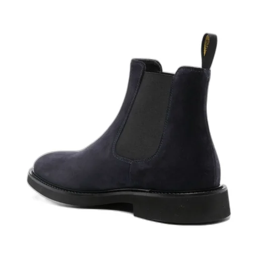 Almond Toe Slip-On Ankle Boots