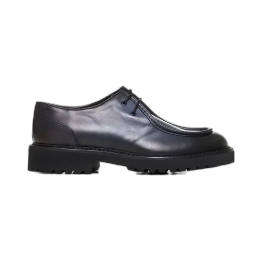Two-Hole Round-Toe Lace-Up Shoes