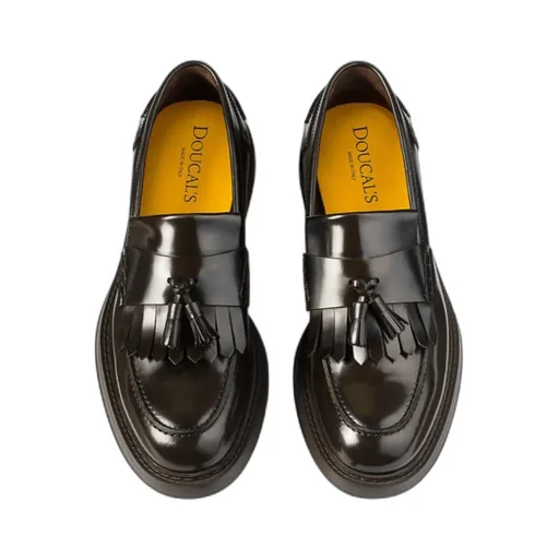Tassed-Detailed Almond Toe Loafers