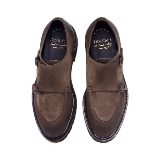 Double Buckle Monk Shoes