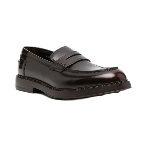 High-Shine Slip-On Loafers