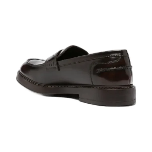 High-Shine Slip-On Loafers