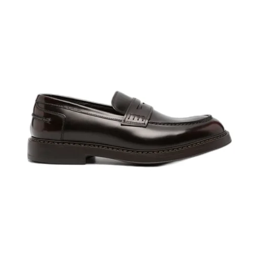 High-Shine Slip-On Loafers