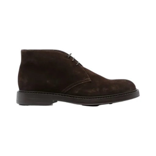 Round Toe Lace-Up Boots