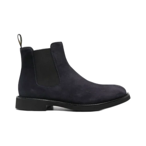 Almond Toe Slip-On Ankle Boots