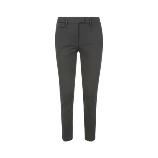 Mid-Rise Skinny Cut Trousers