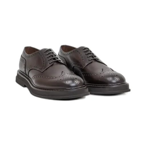Derby Half Wing Lace-Up Shoes