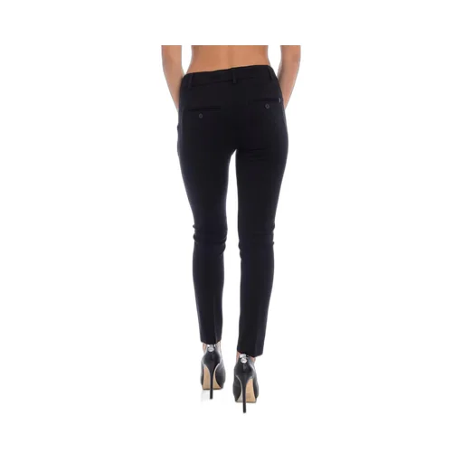 Mid-Rise Skinny Cut Trousers