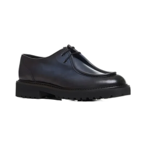Two-Hole Round-Toe Lace-Up Shoes