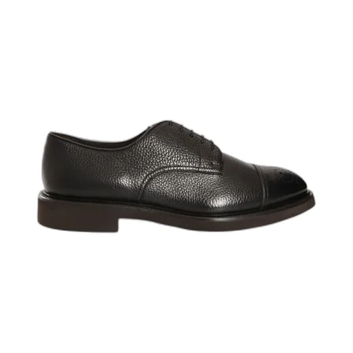 Leather Lace-Up Derby Shoes