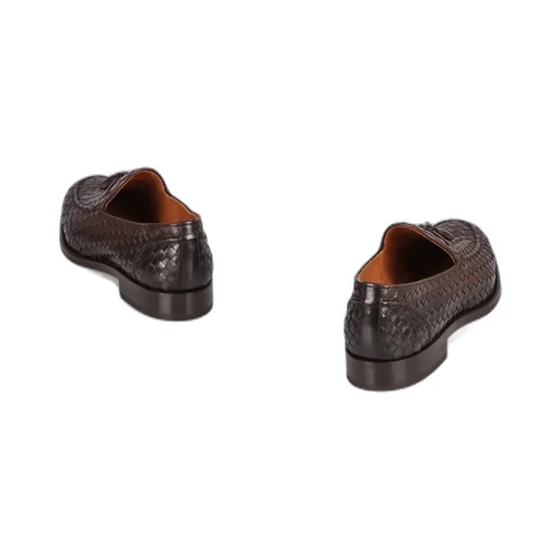 Interwoven Tassel Detail Loafers